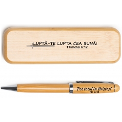 Pix in cutie din lemn, Lupta-te lupta cea buna...